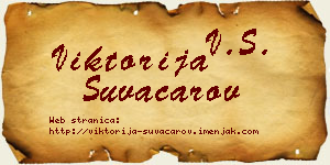 Viktorija Suvačarov vizit kartica